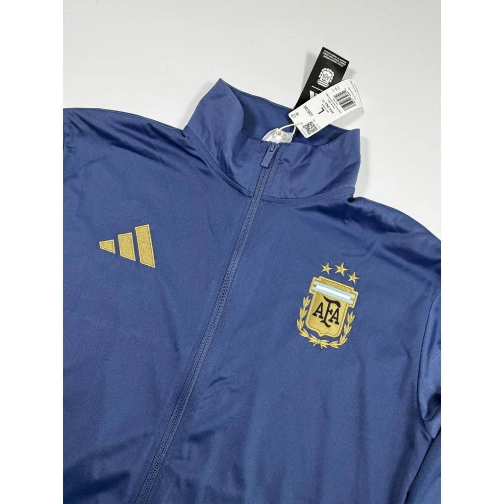 Adidas Argentina 2025-26 DNA Men's Large Track Jacket JZ6289 NWT $70 JZ6289